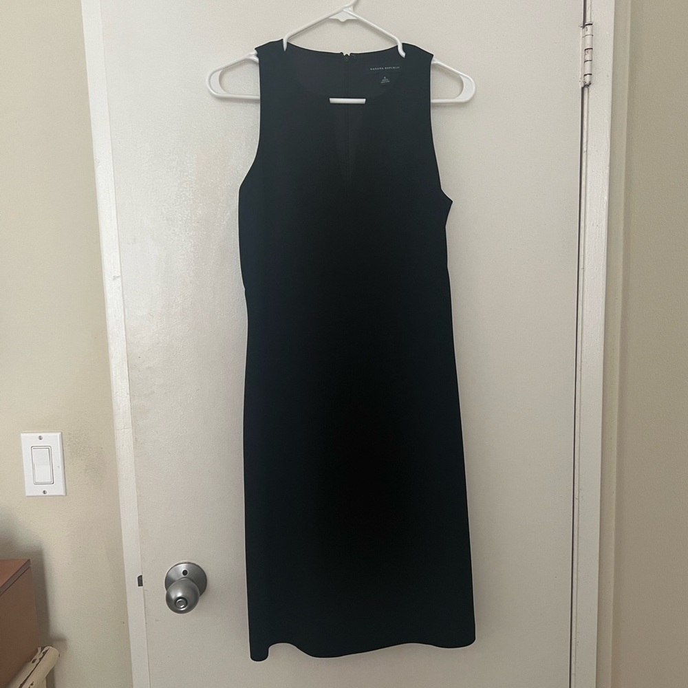 Banana Republic Black Knee length Dress
